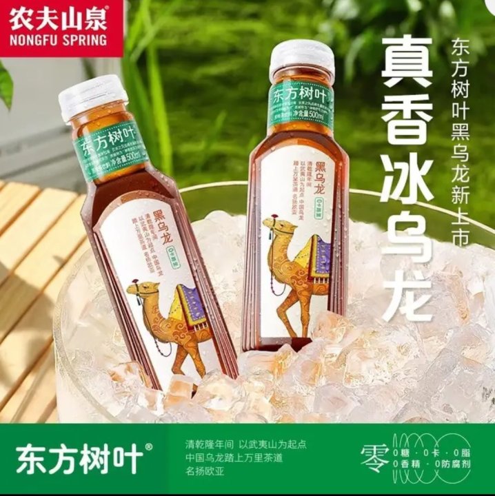 东方树叶黑乌龙500毫升